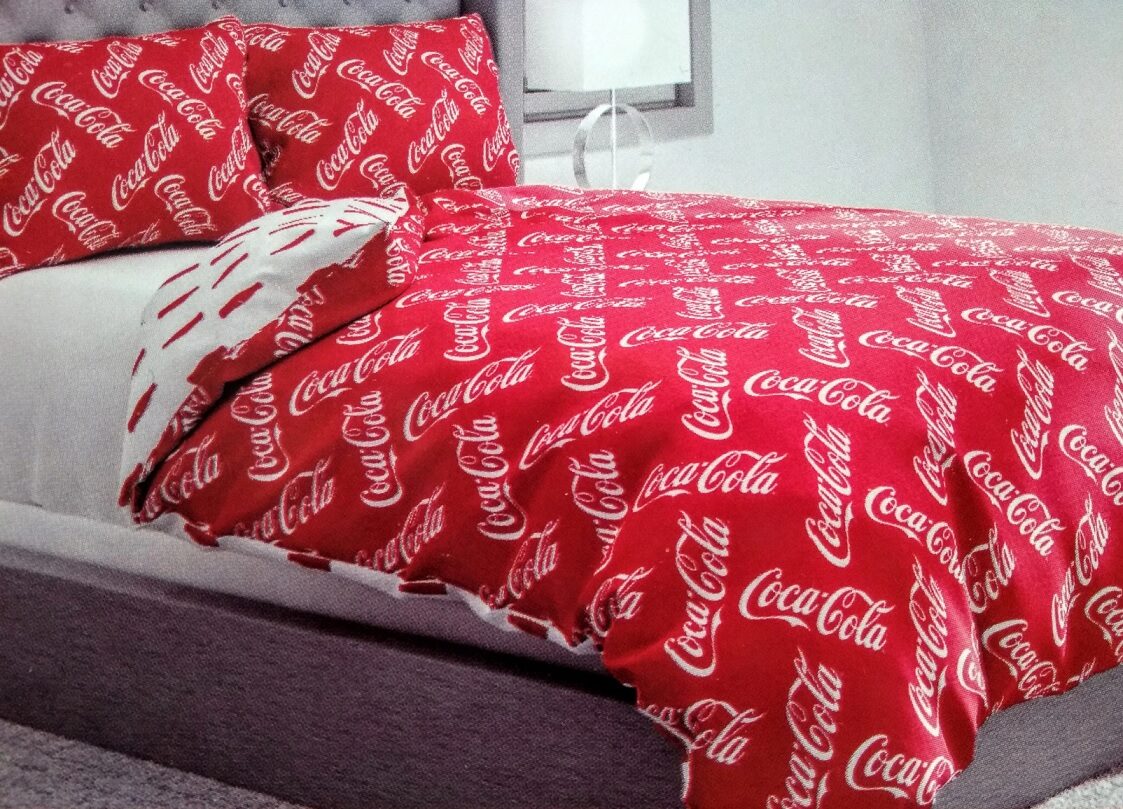Patalynės komplektas Coca-Cola Red 140x200 cm, 2 dalių