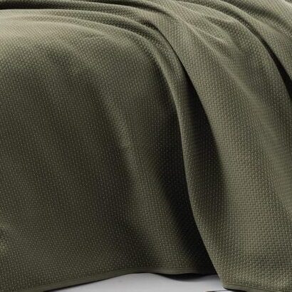 Lovatiesė su pagalvių užvalkalais LIV Khaki 240x260 cm