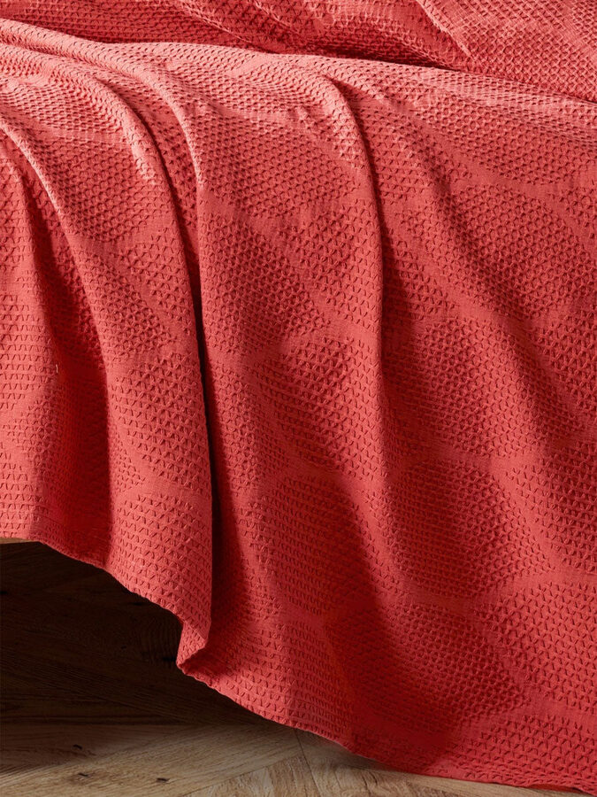 Lovatiesė su pagalvių užvalkalais VERA Red 220x240 cm