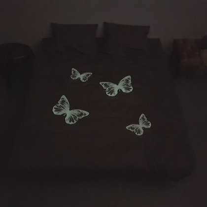 ENIGA Mocca Butterflies patalynė   Vaizdas naktį