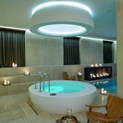 SPA centras "Moon River", Jūrmala. Interjero autorė: Zane Tetere-Šulce.