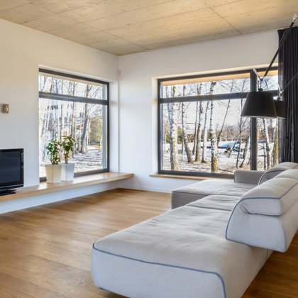 House (Radviliskis, LIthuania). Interior designer: Irmina Savickienė.