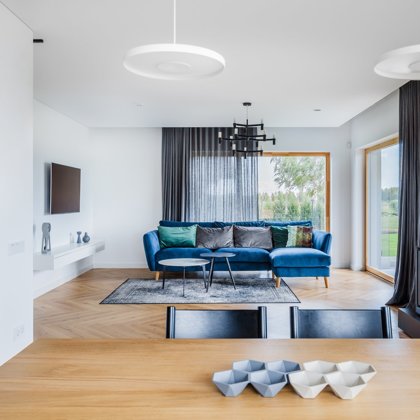 House (Siauliai, LIthuania). Interior designer: Irmina Savickienė.