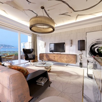 Apartments (Monaco). Interior designer: Zane Tetere-Šulce.