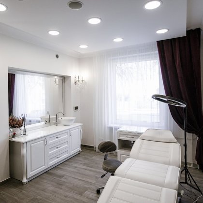 Beauty center (Siauliai, Lithuania). Interior designer: Agnė Petrylienė