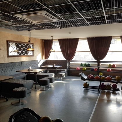 "Žaidimų tunelis" Bouling (Siauliai, Lithuania). Interior designer: Antanas Ruminas