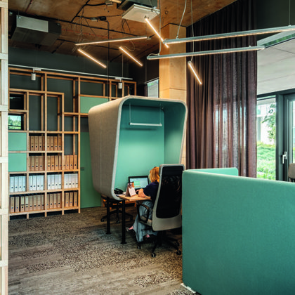 "Hanner" office (Riga, Latvia). Interior designer: Zane Tetere-Šulce